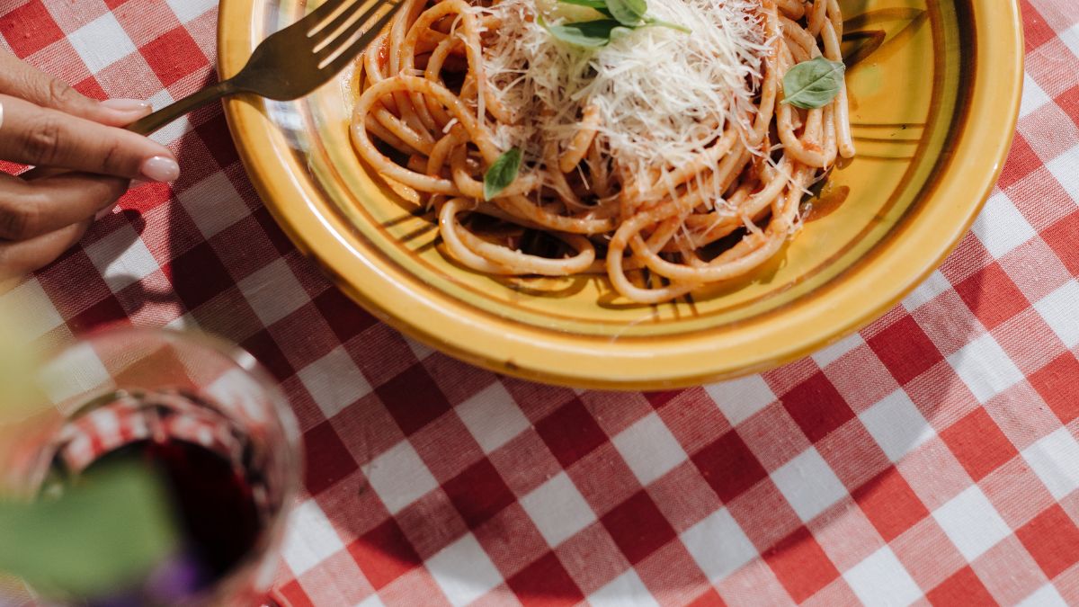 TRAVELLUNCH wegetariańskie spaghetti bolognese